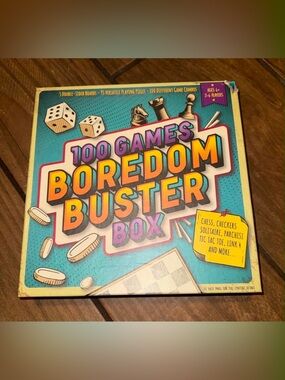 100 Games Boredom Buster Box - NIB